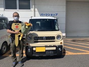 M様にスペーシアギアマイスタイルをご納車させて頂きました